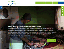 Tablet Screenshot of onetoonechildrensfund.org